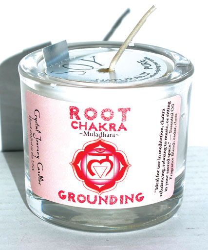 Root chakra soy votive - Click Image to Close