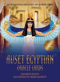 Auset Egyptian oracle cards by Jensen & Klement - Click Image to Close