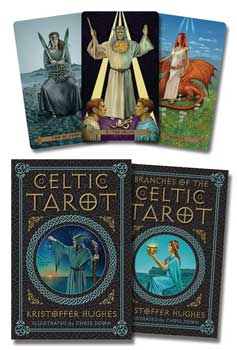 Celtic tarot deck & book by Hughes & Down - Click Image to Close