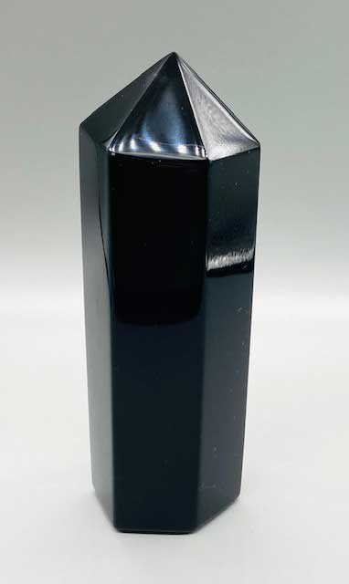 5" Obsidian, Black obelisk - Click Image to Close