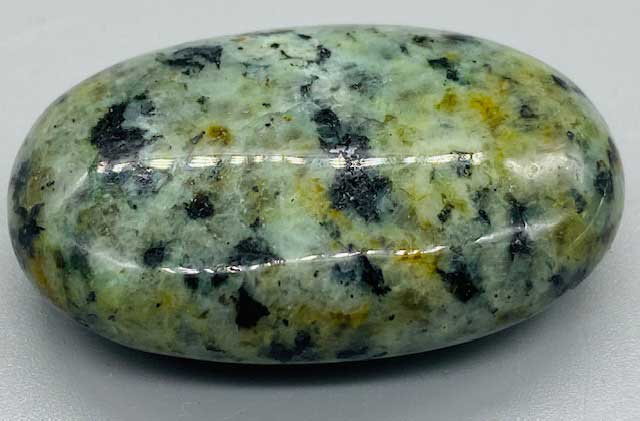 ~2" Turquoise, African palm stone - Click Image to Close
