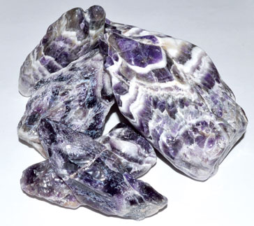 5 Kg Amethyst, Cheveron points - Click Image to Close