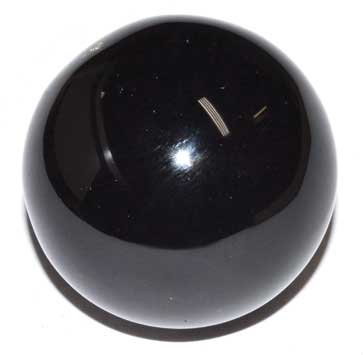 40mm Obsidian, Black sphere - Click Image to Close