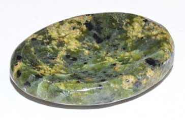 Serpentine worry stone - Click Image to Close