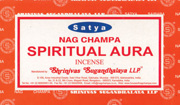 Spiritual Aura satya incense stick 15 gm - Click Image to Close
