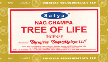 Tree of Life satya incense stick 15 gm - Click Image to Close