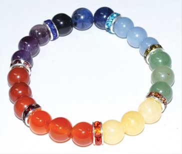 8mm 7 Chakra / Spacer - Click Image to Close