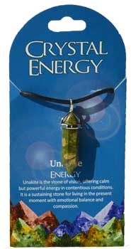 Energy (unakite) double terminated - Click Image to Close