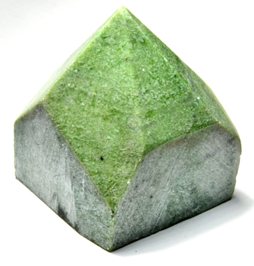 Garnet, Green top polished point - Click Image to Close
