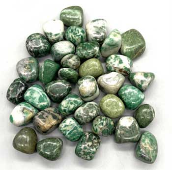 1 lb Jade, Rich tumbled stones - Click Image to Close