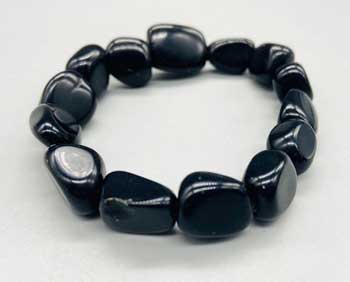 Obsidian, Black bracelet - Click Image to Close