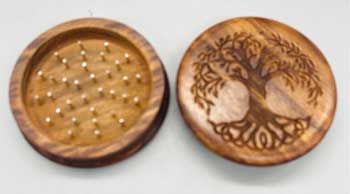 3" Tree of Life herb grinder - Click Image to Close